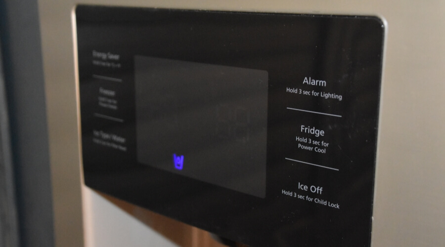 Samsung refrigerator control panel