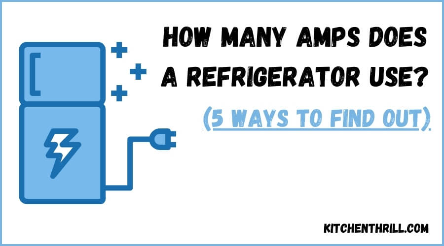 How many amps does a refrigerator use